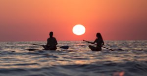 Sunset boatride