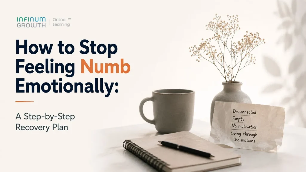 How to Stop Feeling Numb Emotionally: A Step-by-Step Recovery Plan